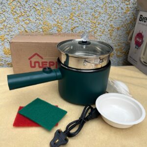 Brand new electric sauce pan with steamer