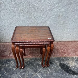 Vintage hand carved set