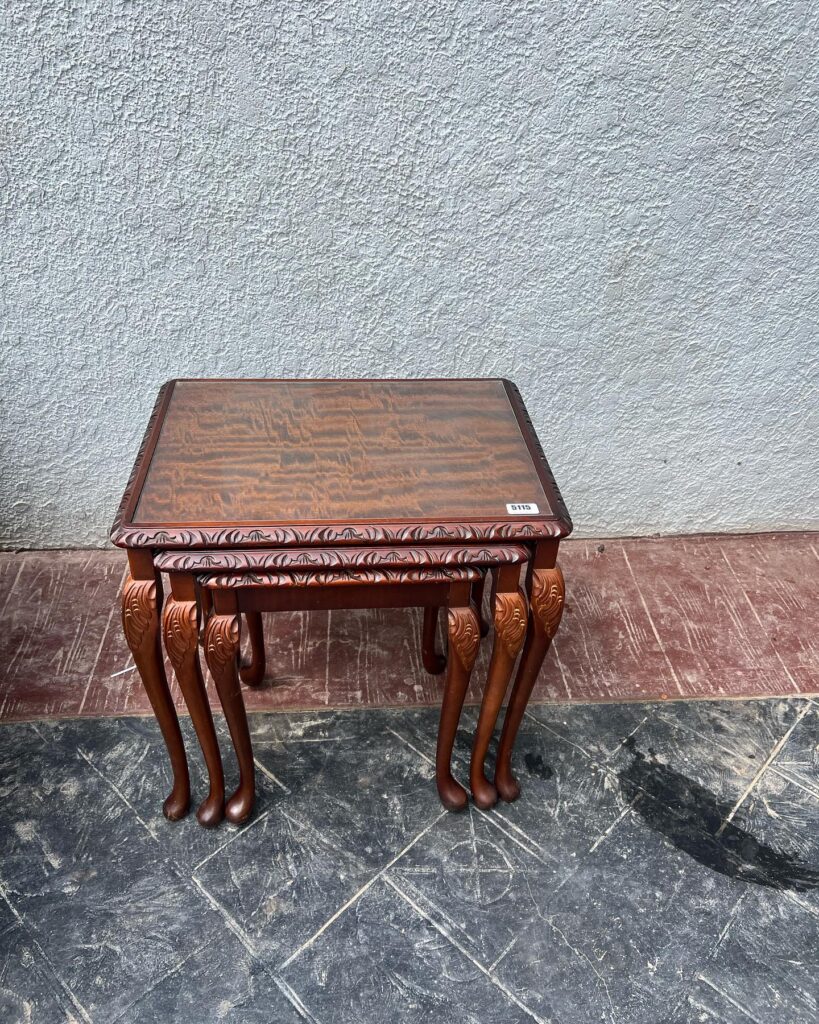 Vintage hand carved set
