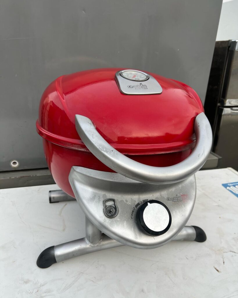 German gas barbecue