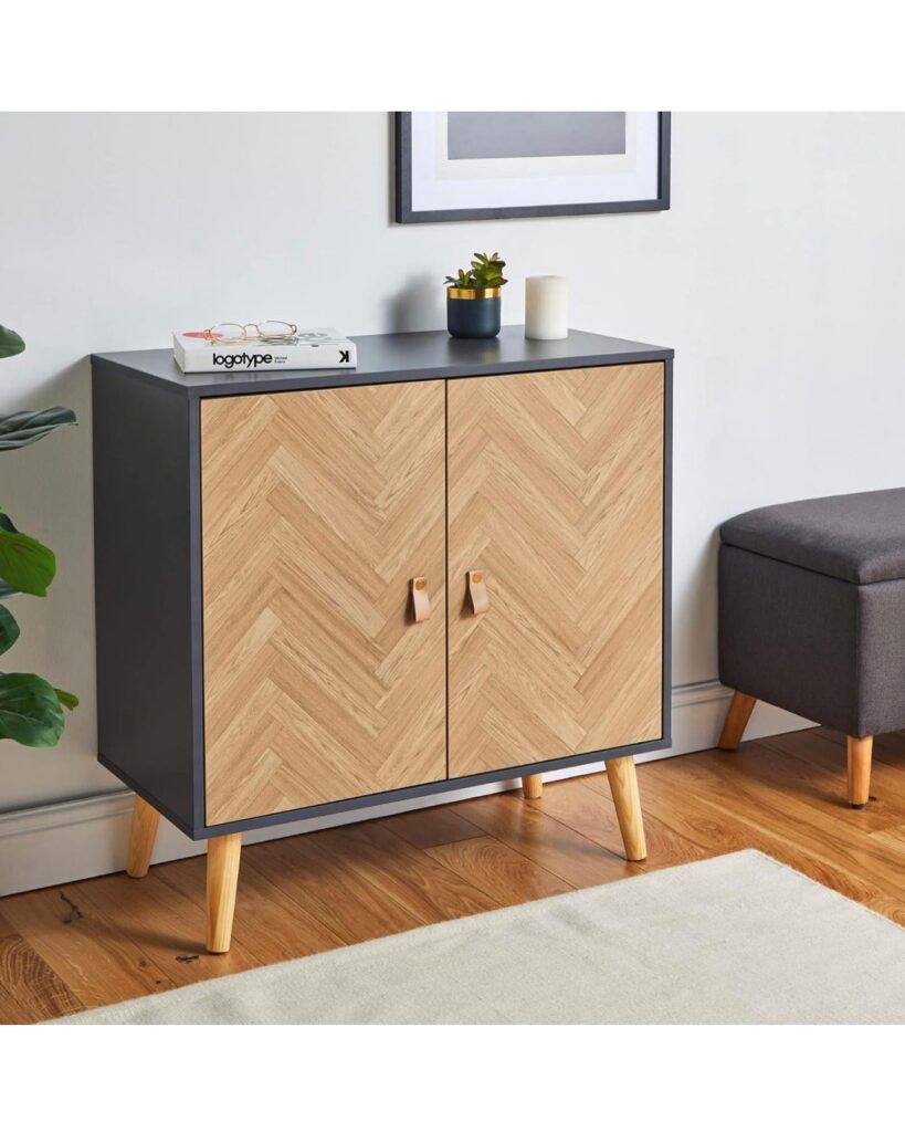 Unique storage cabinet.